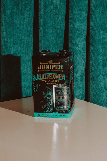 Juniper Elderflower Tonic Four Pack